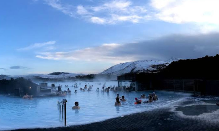 pemandian air panas alami blue lagoon islandia